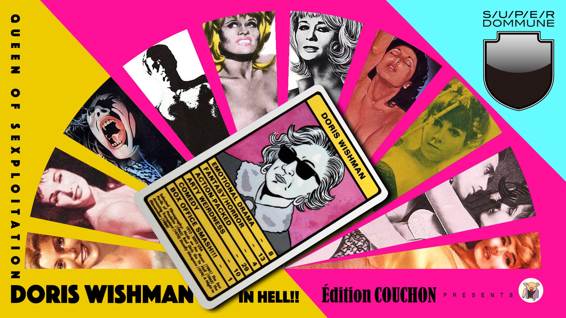 Édition COUCHON Presents ｢Queen of Sexploitation Doris Wishman in  HELL!!」大好き!ドリス・ウィッシュマン DOMMUNE